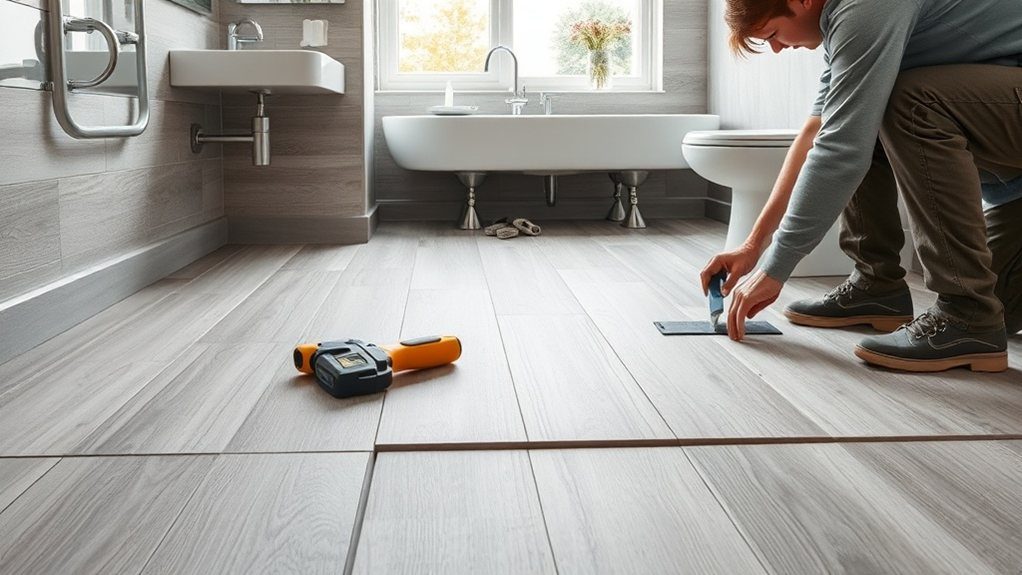 Bathroom Flooring Installation in Finsbury Park